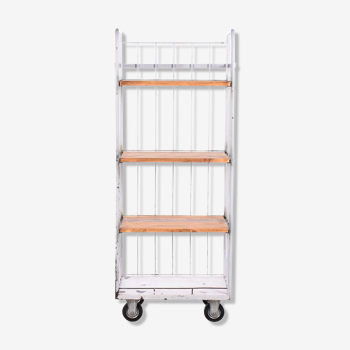 shelving unit on wheels