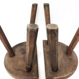 Pair of tripod farm stoo ls1970