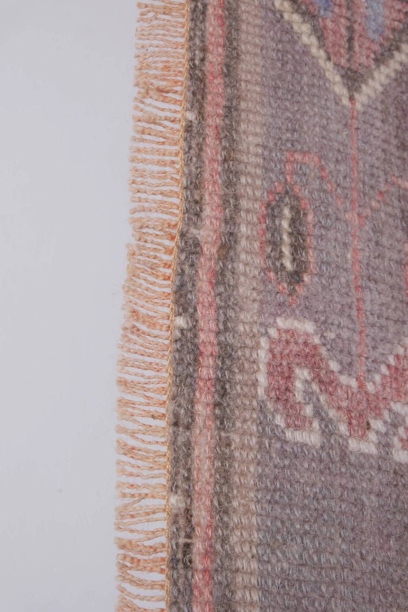 Vintage Turkish handmade rug 146x338 cm