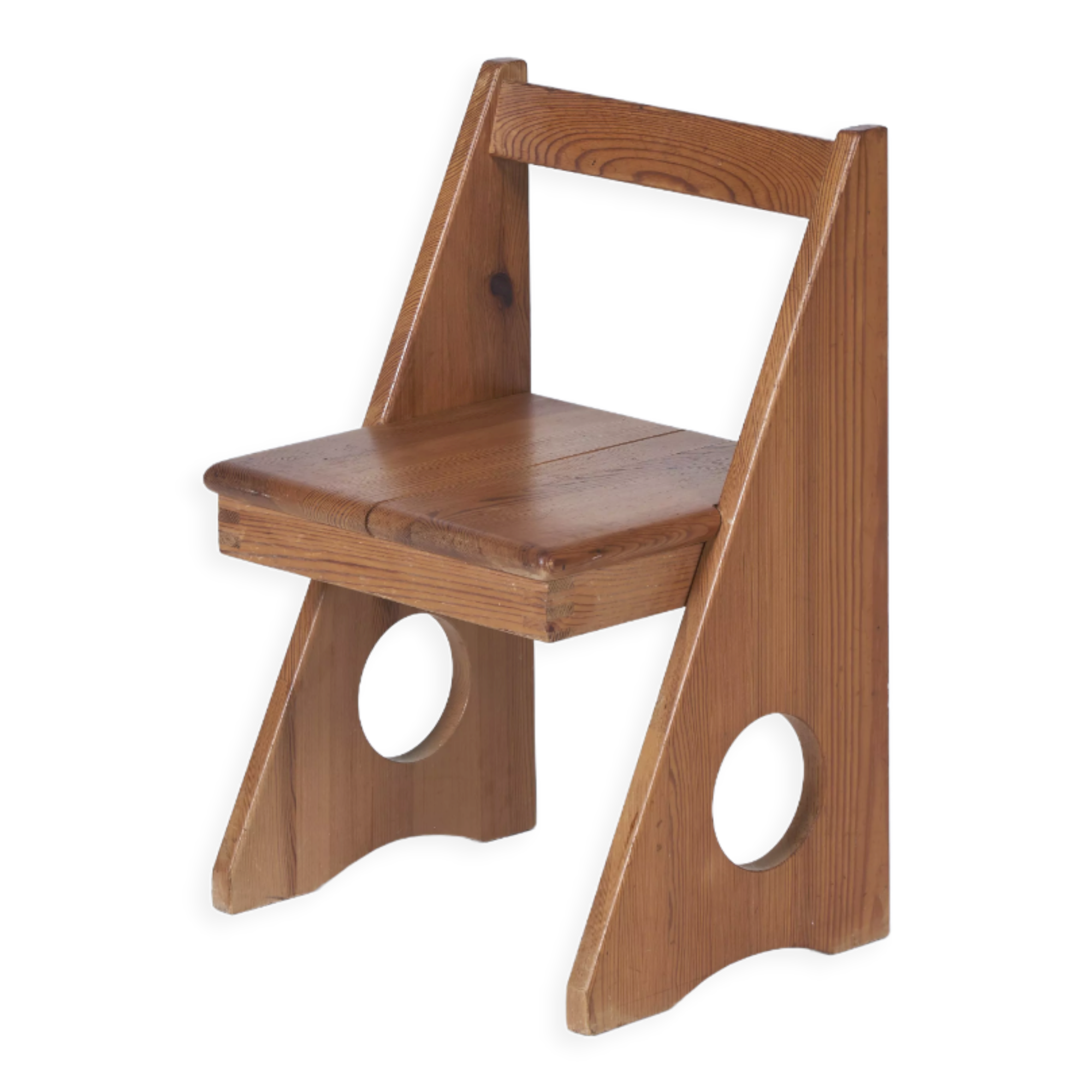 Pine stool Gilbert Marklund 1960s