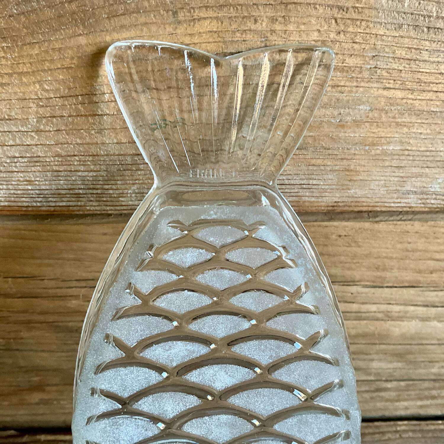 Duo of vintage glass fish bowls