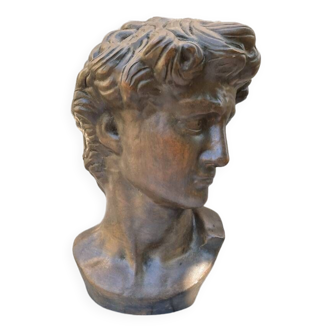 Ceramic bust of David
