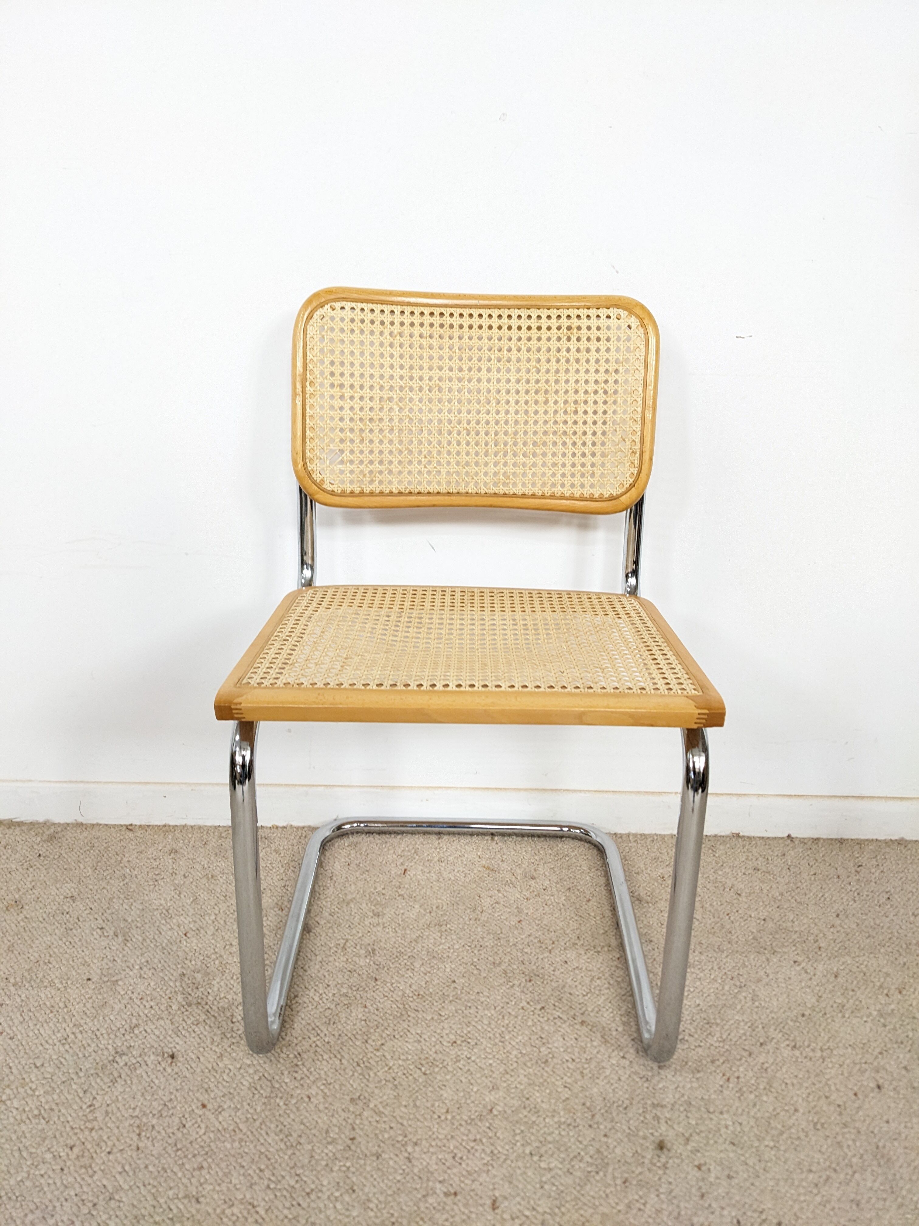 Cesca B32 chair by designer Marcel Breuer