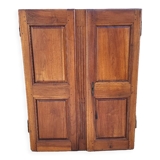 Pair of cabinet doors to make a closet