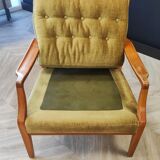 Two mid century armchairs
