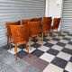 Set of 8 Baumann bistro chairs