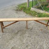 Solid wood farm bench 248 cm