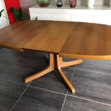 Vintage extendable table Baumann 1970s