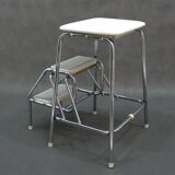 Vintage Metal Stool, 1980s