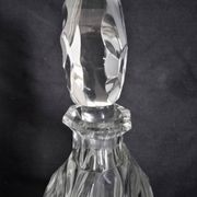 Large Art Deco crystal spirit decanter