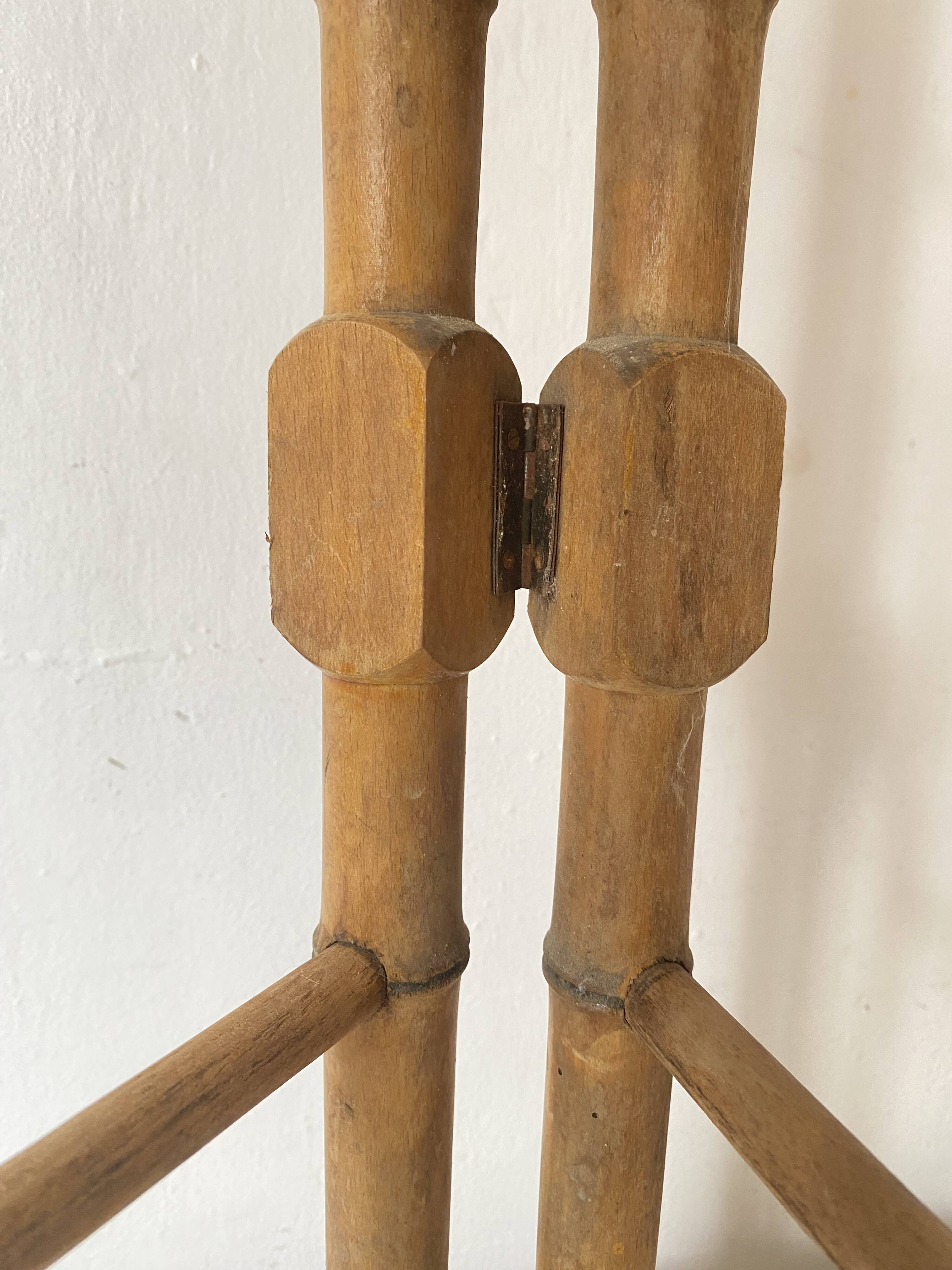 Antique towel rack with doors