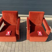 1x Cassina Utrecht chair Terracotta velvet in as new condition!!
