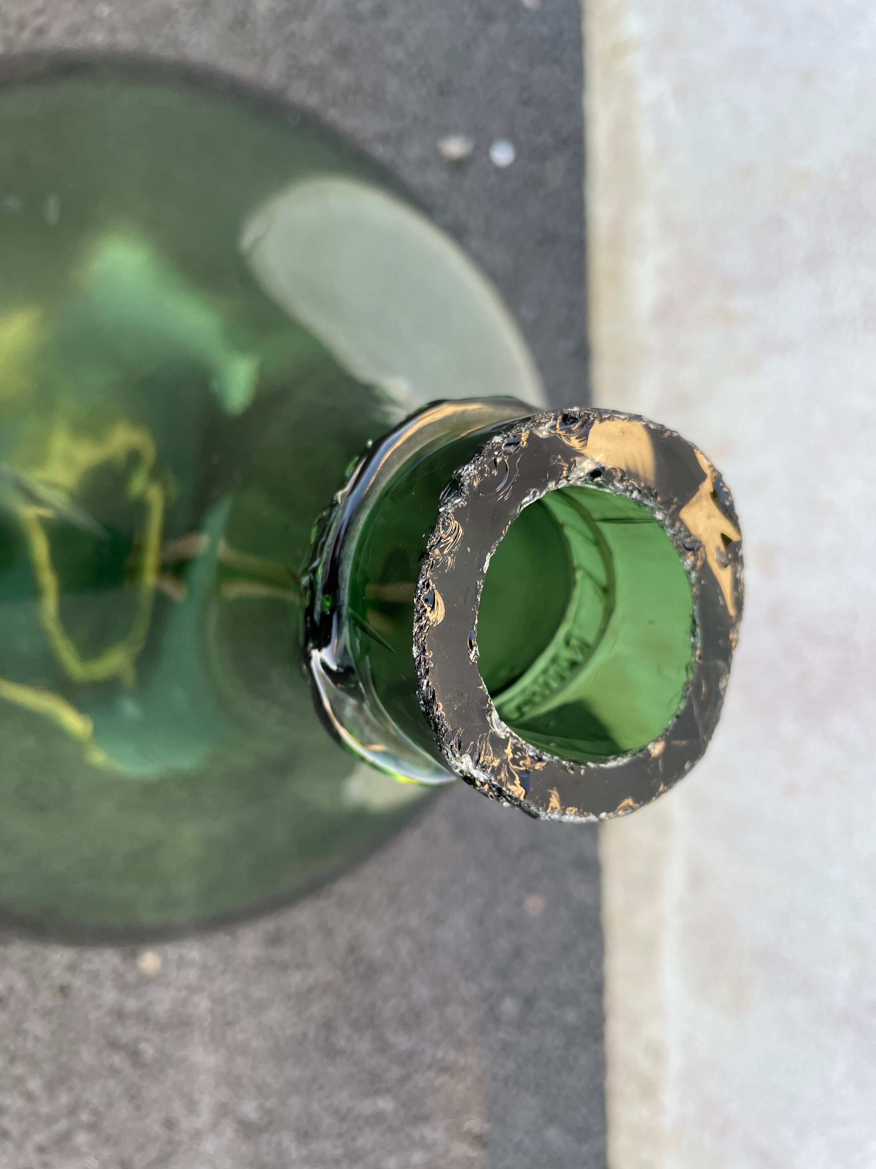 Demijohn blown green 25L