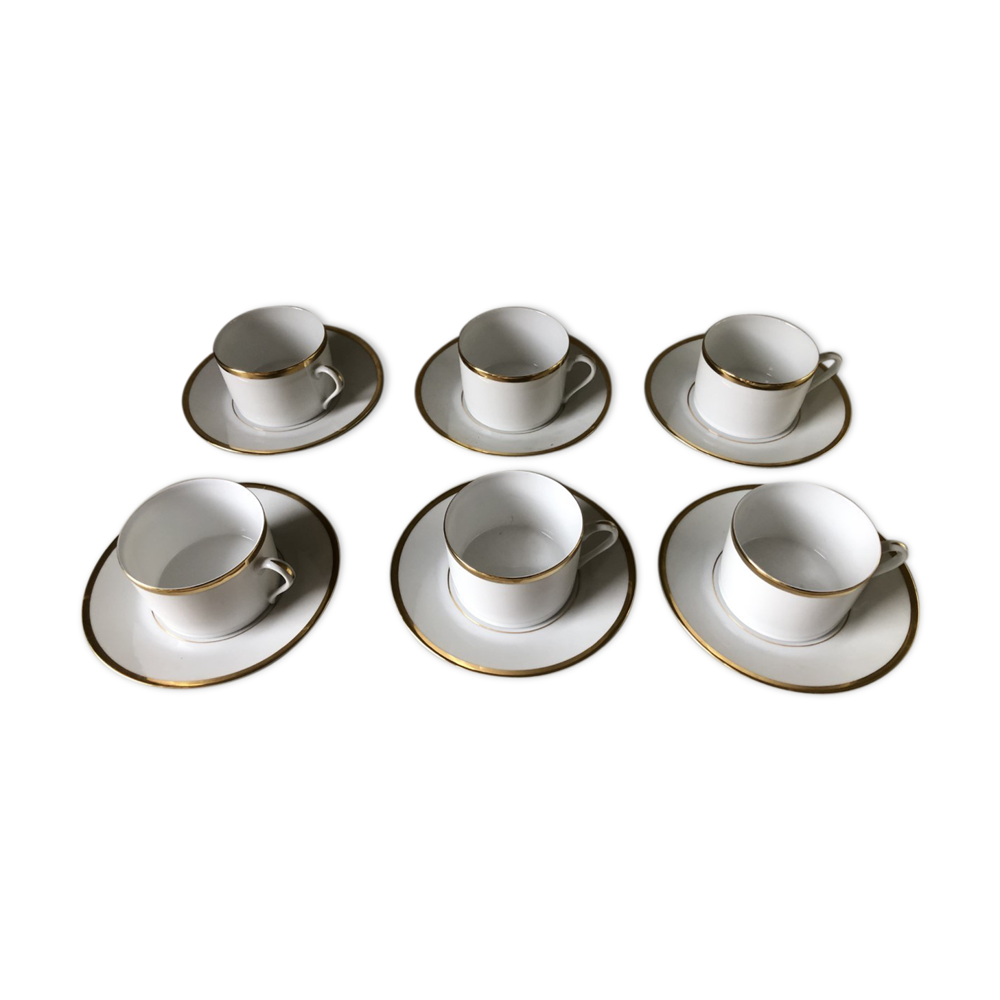6 tasses à thé Philippe Deshoulières