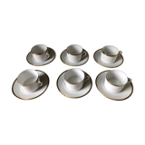 6 tasses à thé Philippe Deshoulières
