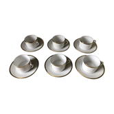 6 tasses à thé Philippe Deshoulières