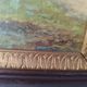 Beautiful painted picture depicting a seaside landscape.