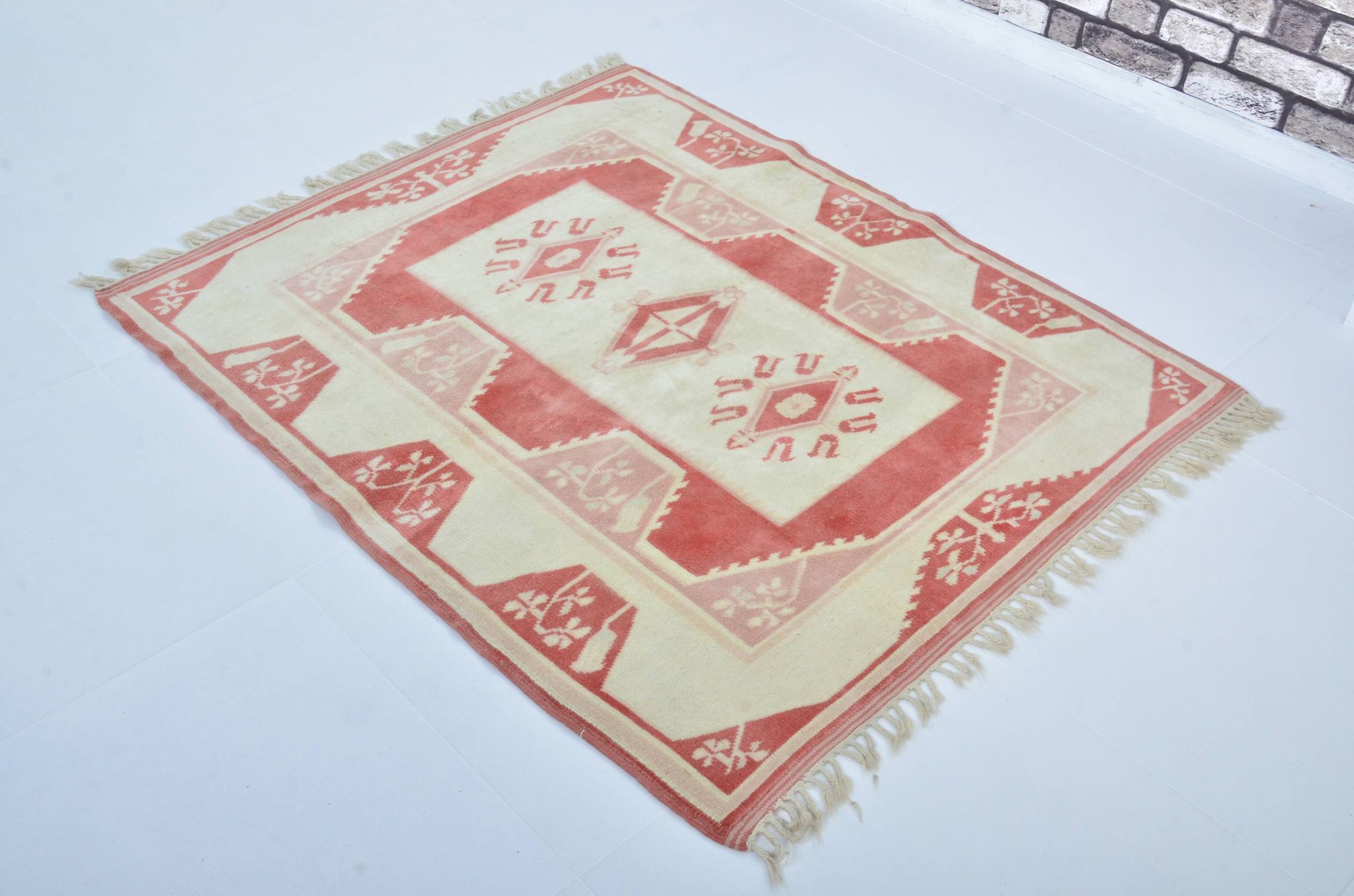 Turkish Oushak handmade rug sku 3584