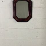 Octagonal mirror floral pattern