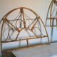 Pair of rattan headboards