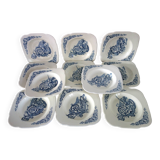 11 Terre de Fer Clairefontaine Renaissance 19th Century Plates