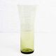 Scandinavian yellow glass vase Holmegaard