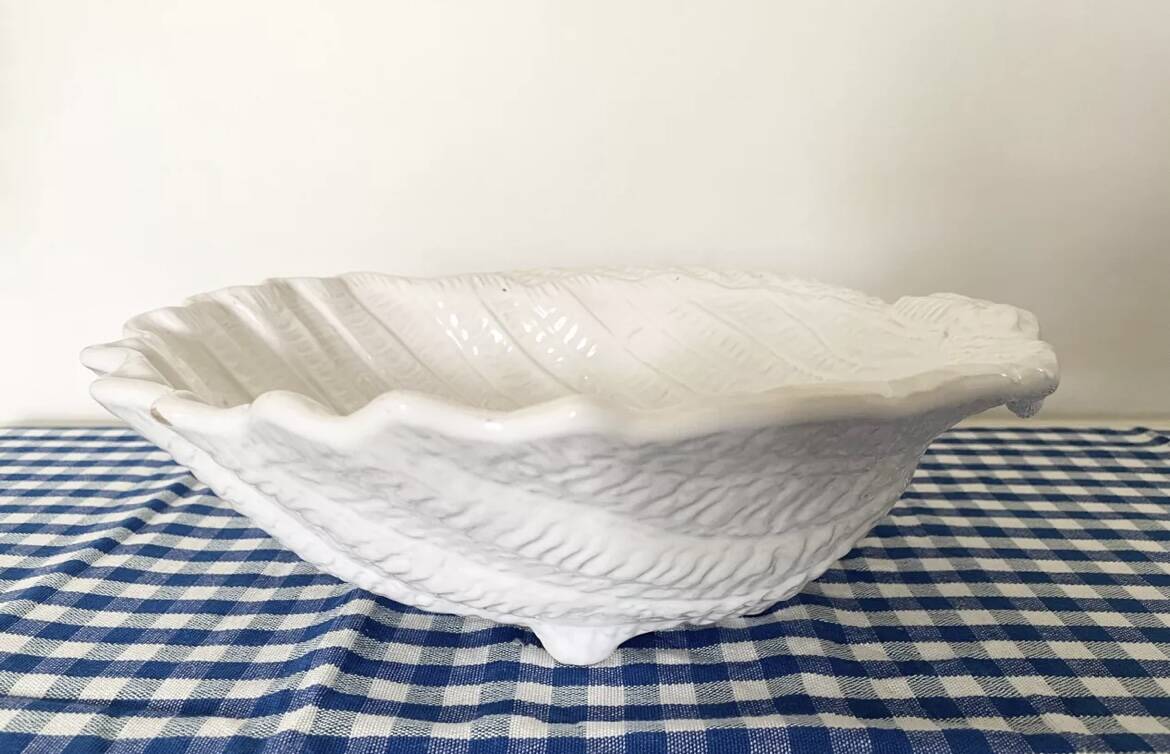 Shell bowl Italian art
