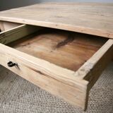 Table basse de ferme en bois