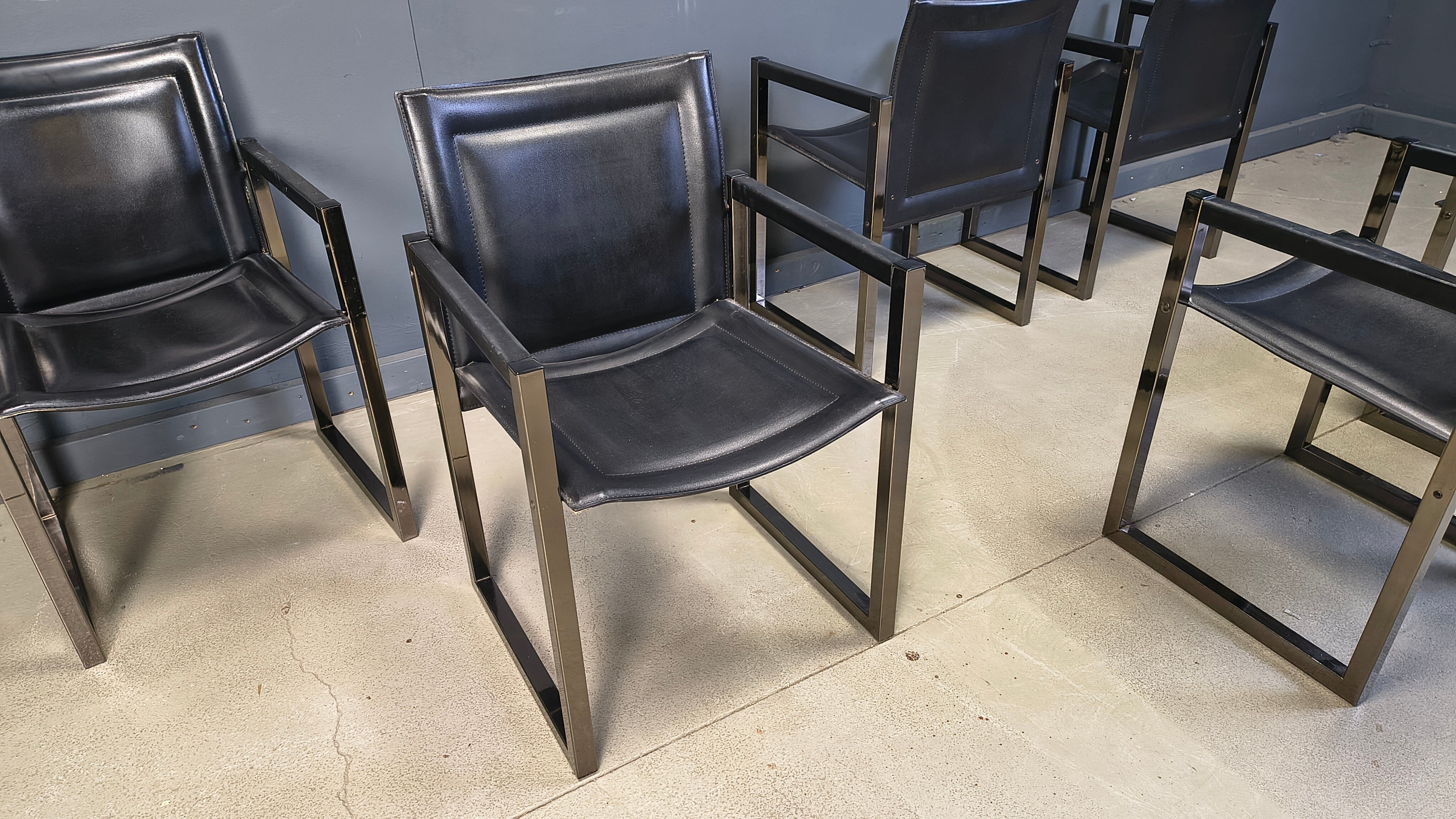 Vintage dining chairs by Arrben, 1980s