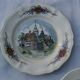 Cake service Sarreguemines Obernai: Dish + 6 dessert plates
