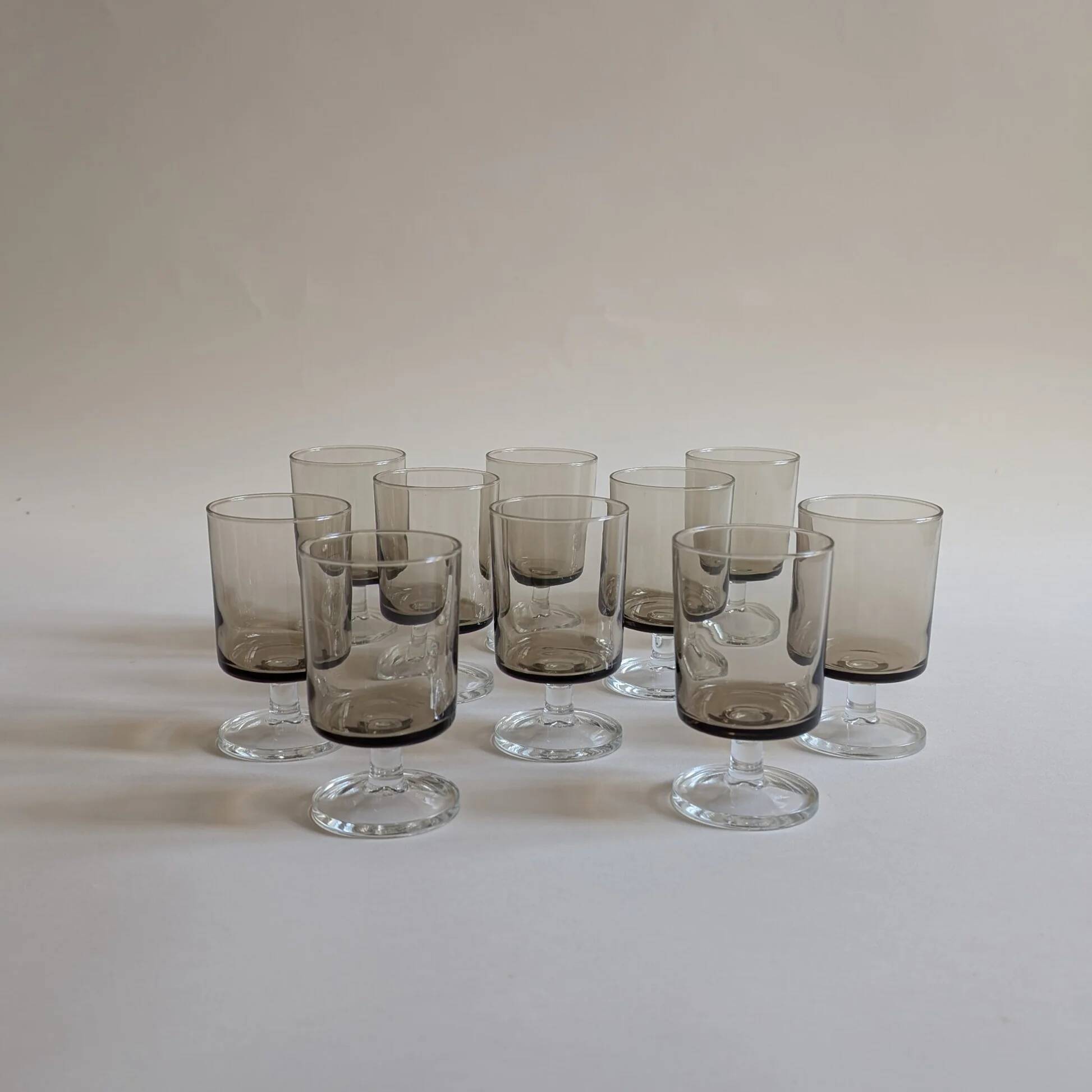 Ensemble de 10 verres