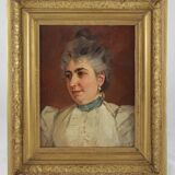 Portrait d'une femme élégante du XIXe siècle
