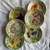 Barbotine dessert plates