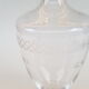 Baccarat crystal carafe, engraved frieze model, circa 1910