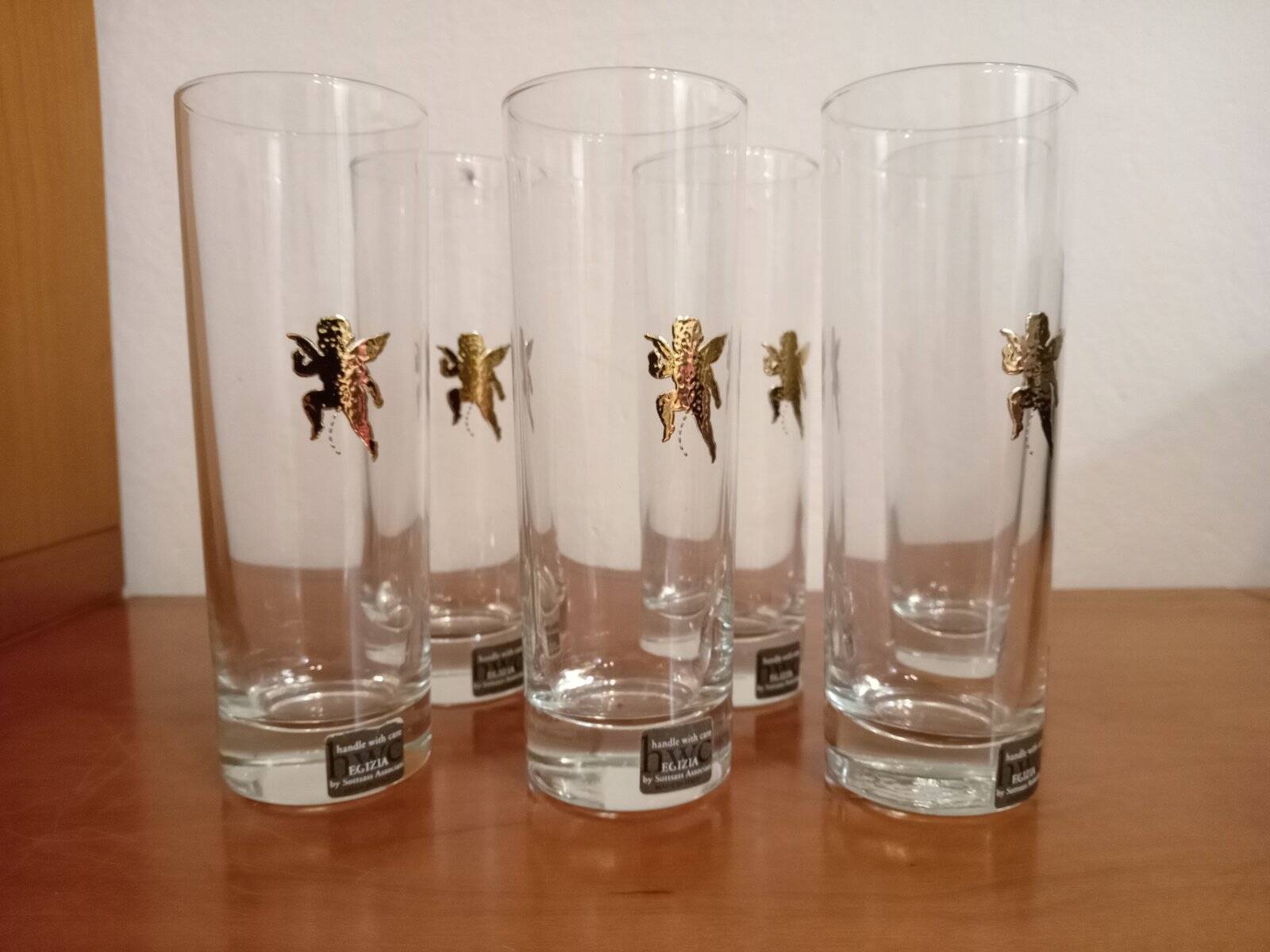 Nanae Umeda shot glasses for Egizia, 1990s, set of 6