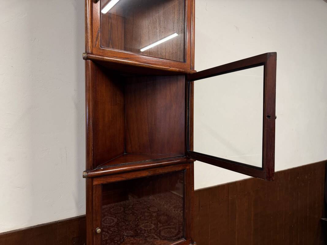 Original Globe Wernicke corner cabinet