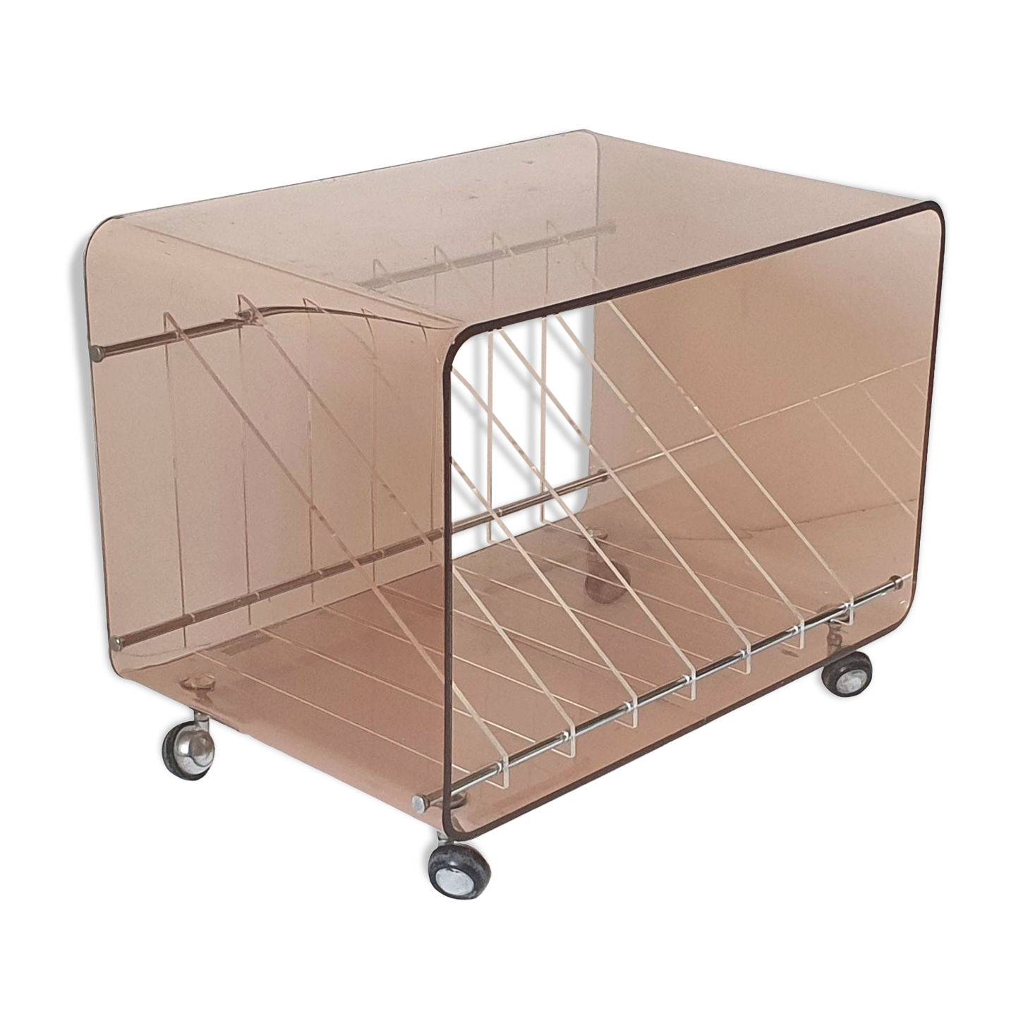 Vinyl storage table Michel Dumas Creations
