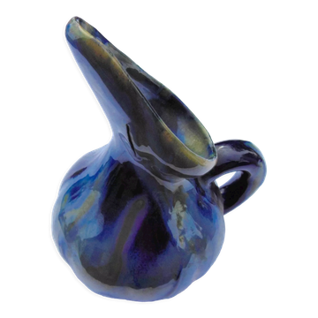 Pichet ceramique émaillée, artiste a identifier