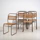 Antique garden chairs (c.1920). Set of 4 pieces #1