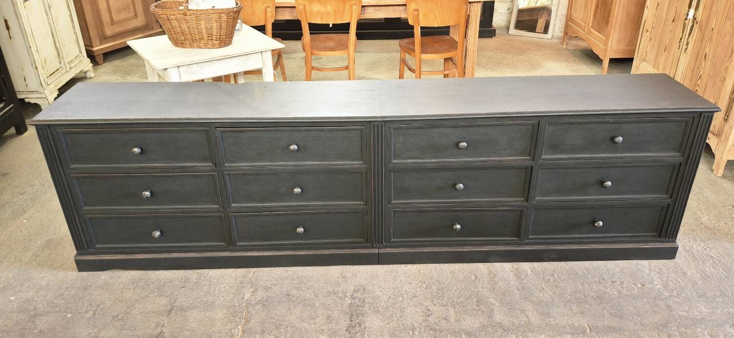 Craft cabinet with drawers