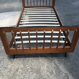 Vintage oak bed 1950