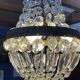 Balloon chandelier with pendants, early 20th century