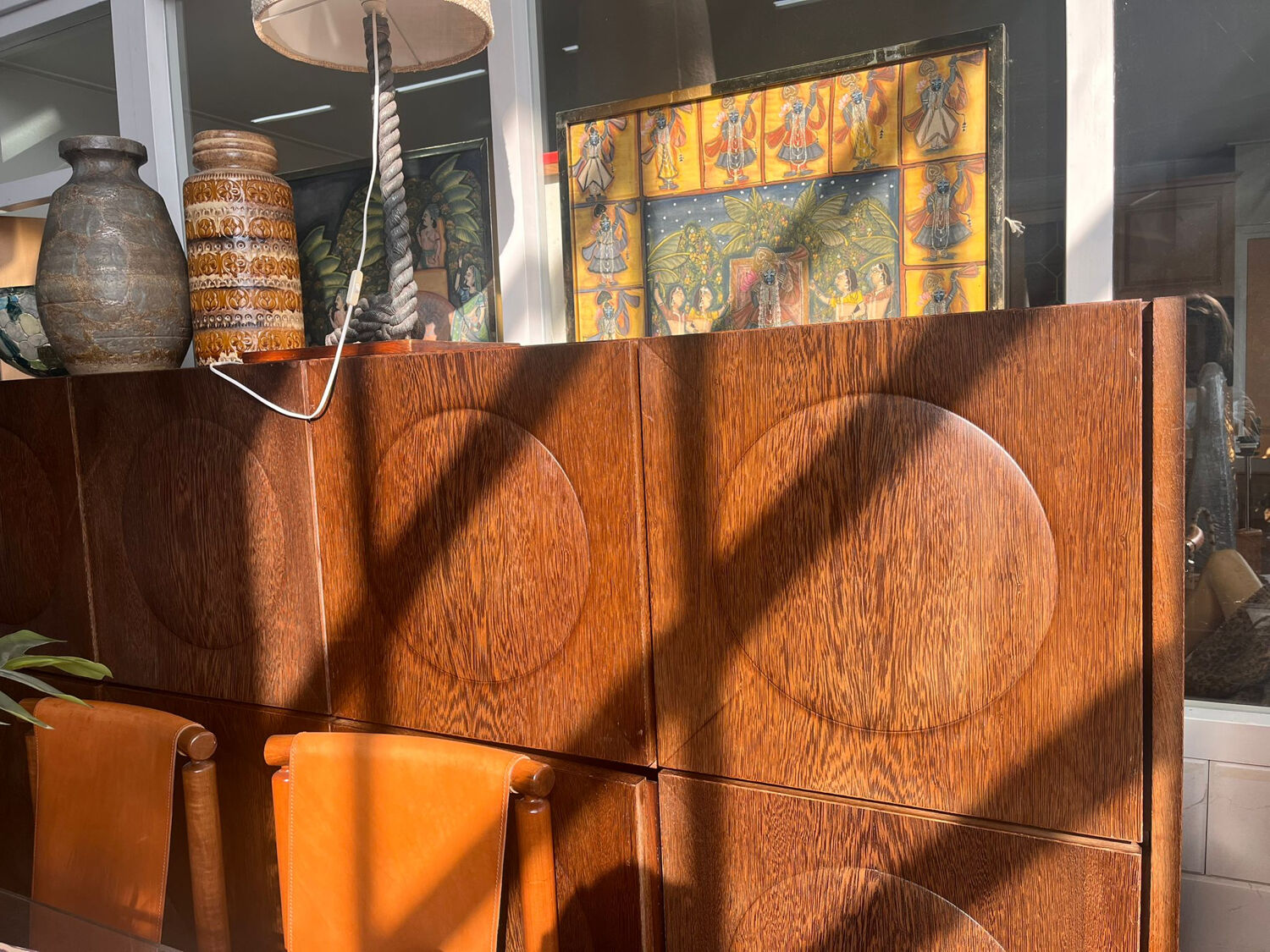 Vintage brutalist sideboard 1970s