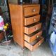 Chiffonnier vintage art deco chest of drawers 1950