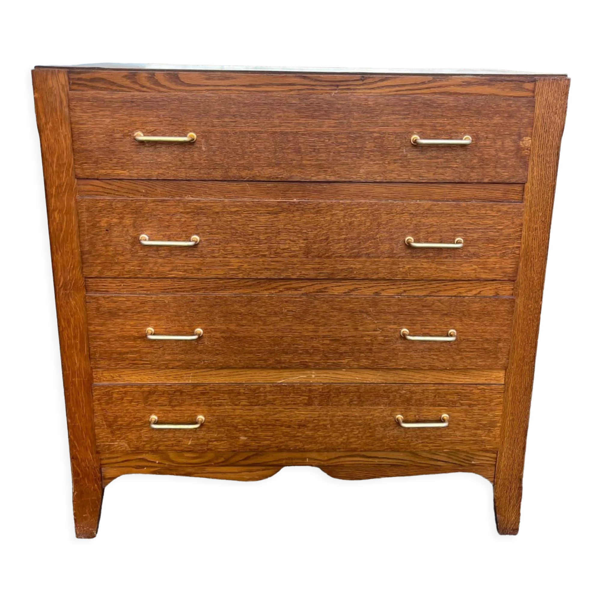 Commode en chêne 1950