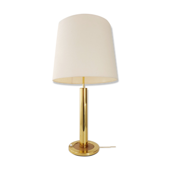 Lampe de salon en laiton doré des années 70