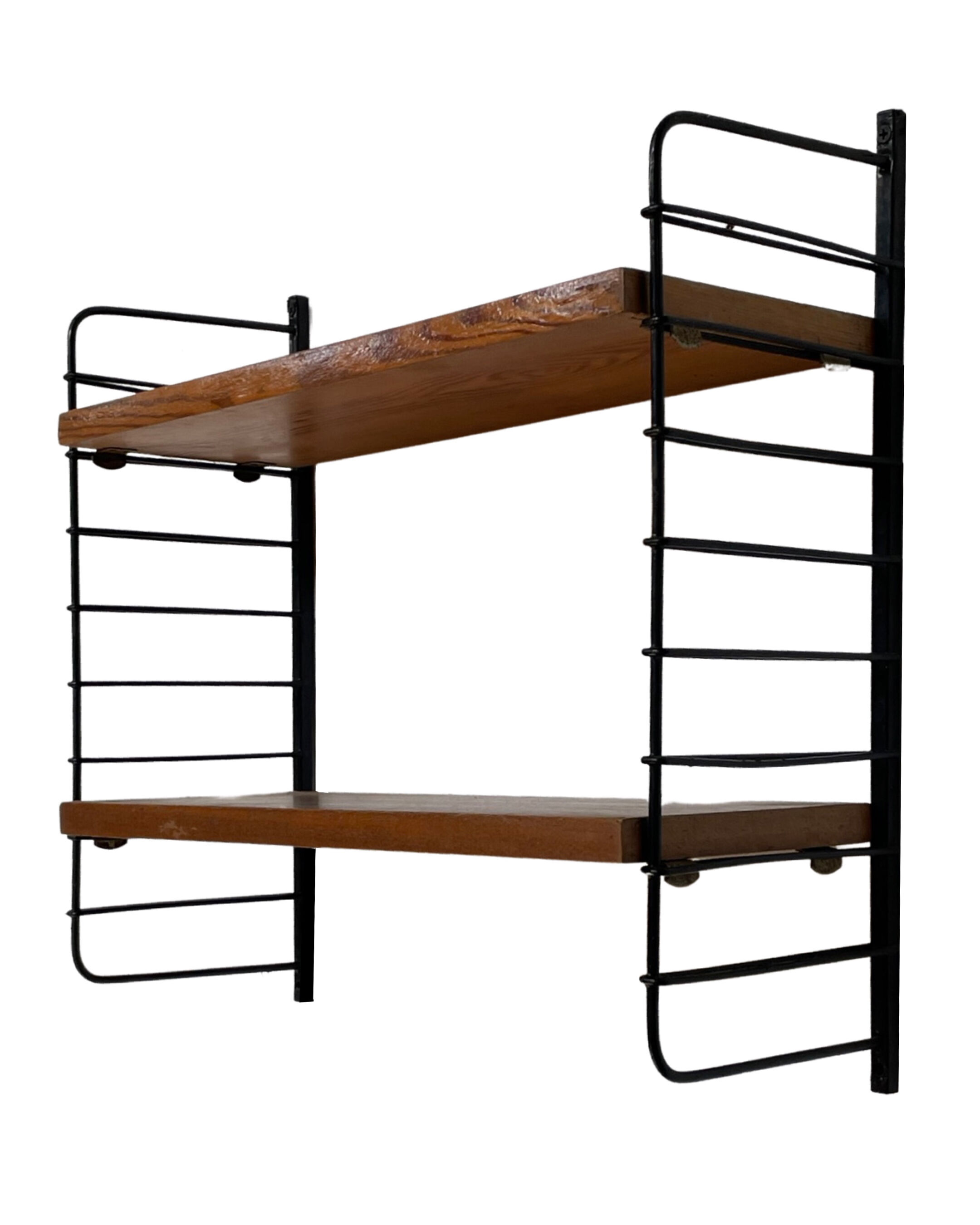 Vintage wood wall shelf wall rack