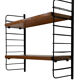 Vintage wood wall shelf wall rack