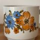 Vintage duo de tasses décor fleuri Monopoli