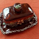 Vintage ceramic butter dish